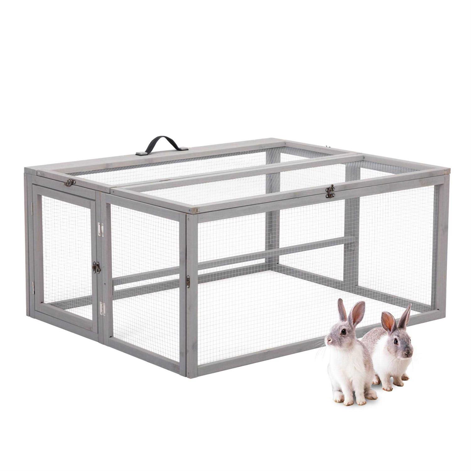 Coziwow Chicken Coop & Roosting Bar Small Pet Hutch - Pet Supplies online store