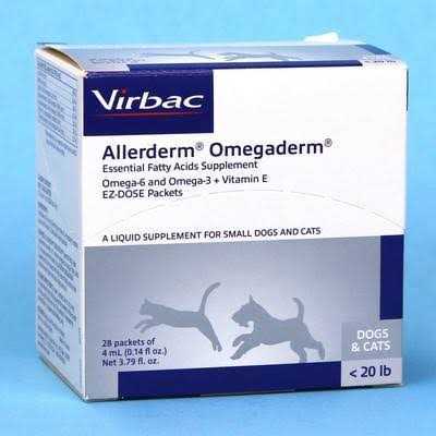 Allerderm Omegaderm for Cats & Dogs Under 20 lbs - Pet Supplies online store