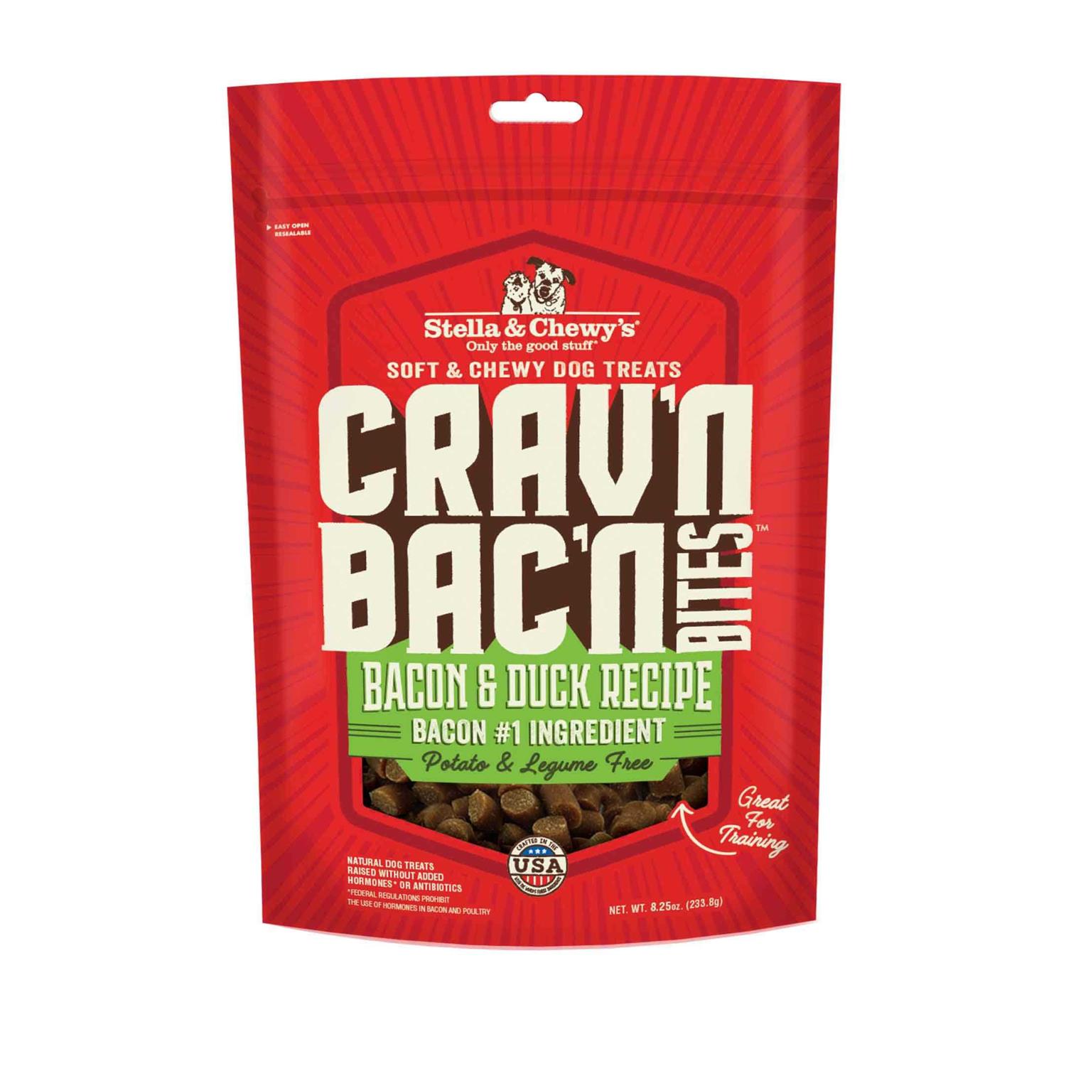 Stella & Chewy's Crav'n Bac'n Bites Bacon Dog Treats - Pet Supplies online store