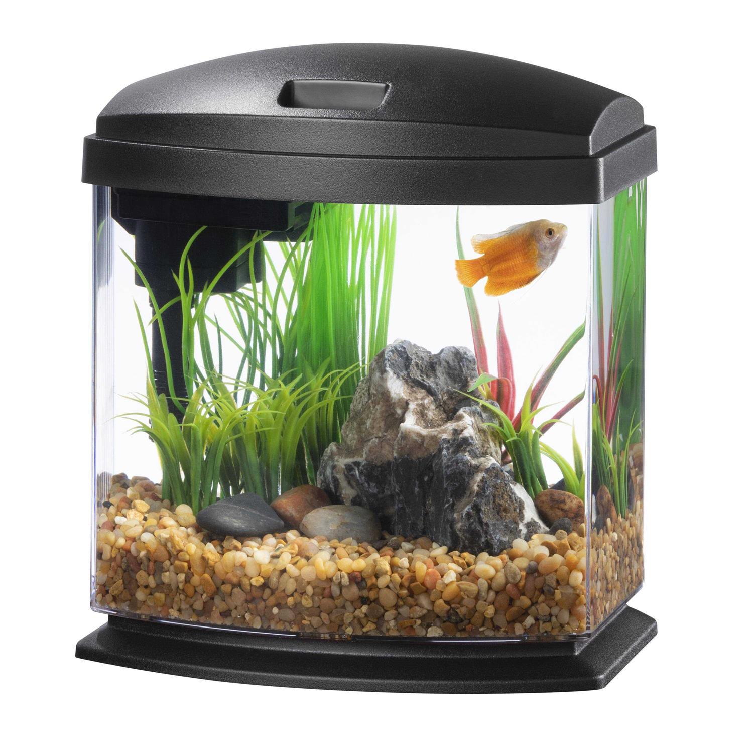Aqueon LED MiniBow SmartClean Aquarium Kit - Pet Supplies online store