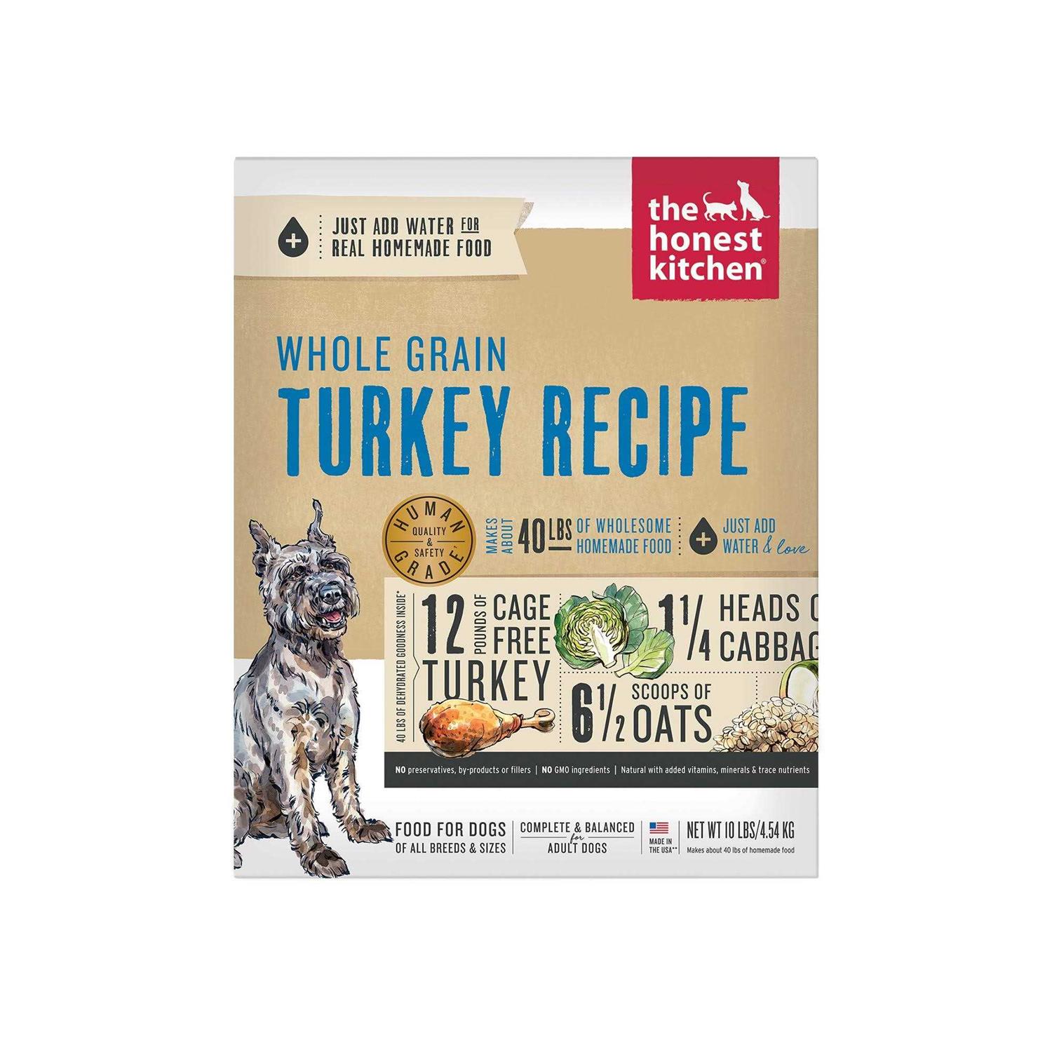 The Honest Kitchen Dehydrated Whole Grain Dog Food Turkey - Pet Supplies online store