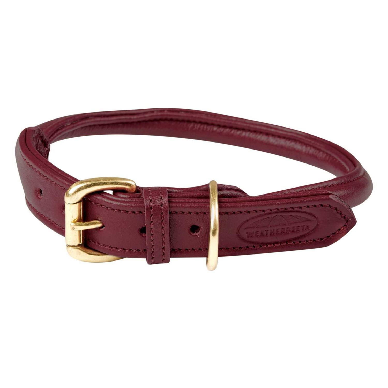 Weatherbeeta Rolled Leather Dog Collar - Pet Supplies online store