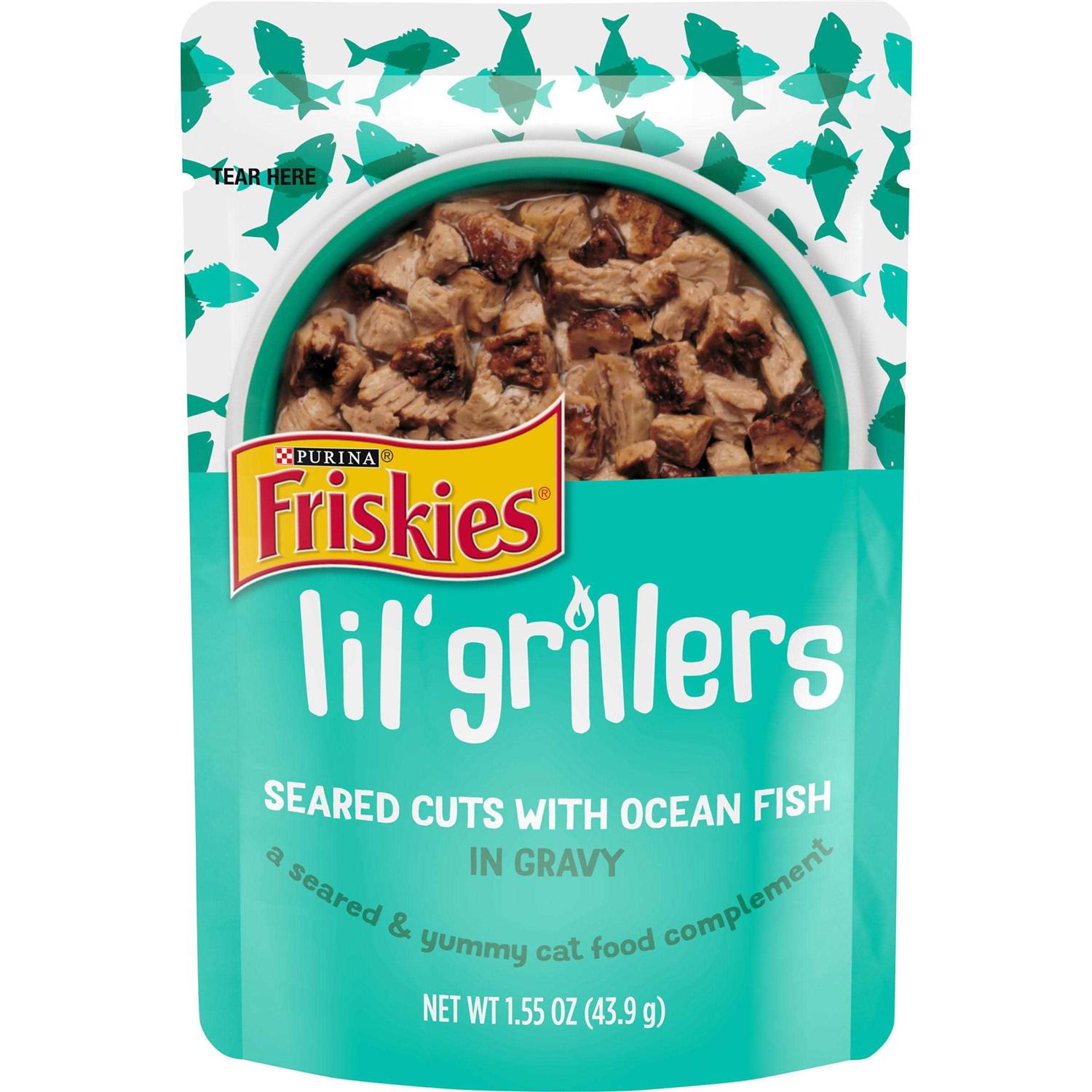 Friskies Lil Grillers Seared Cuts Gravy Wet Cat Food - Pet Supplies online store