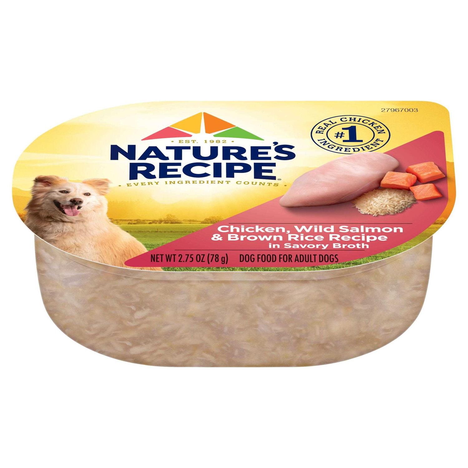 Nature's Recipe Wet Dog Food Chicken Recipe in Broth - Pet Supplies online store