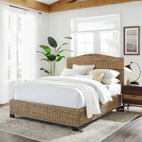 Crosley Furniture Serena Bed Set, Queen, Banana Leaf