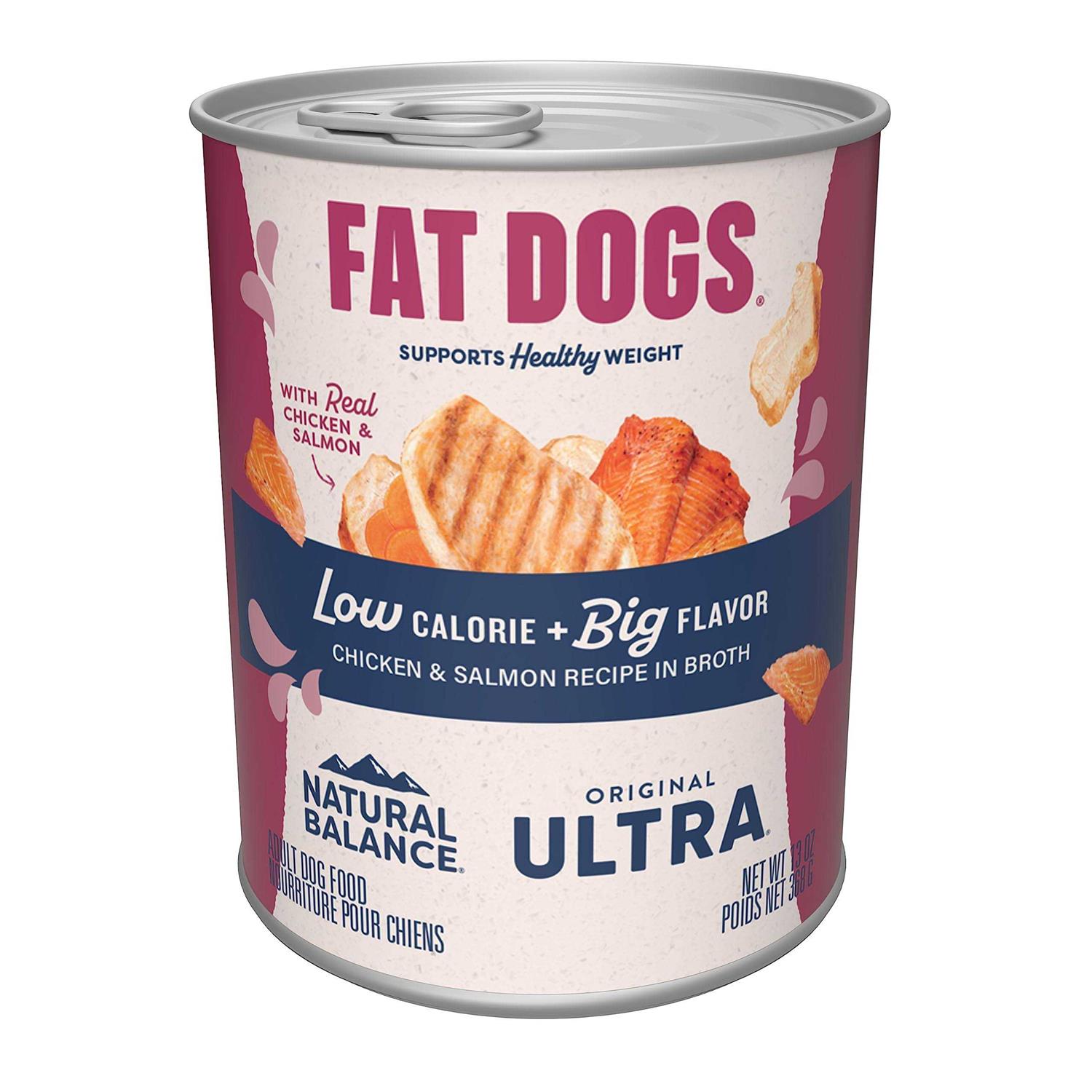 Natural Balance Fat Dogs Targeted Nutrition Chicken & Salmon Formula Wet Dog Food - Pet Supplies online store