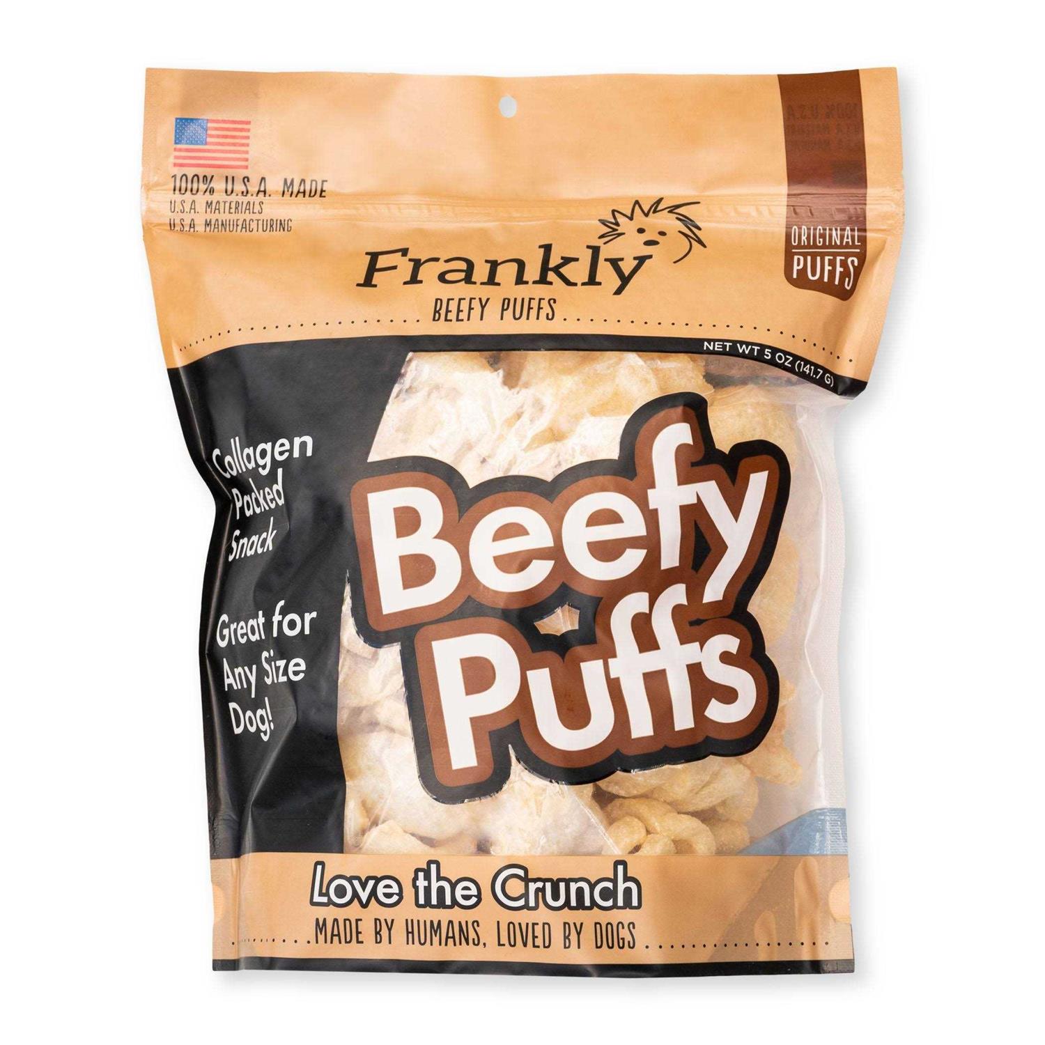 Frankly Beefy Puffs Dog Treats - Pet Supplies online store