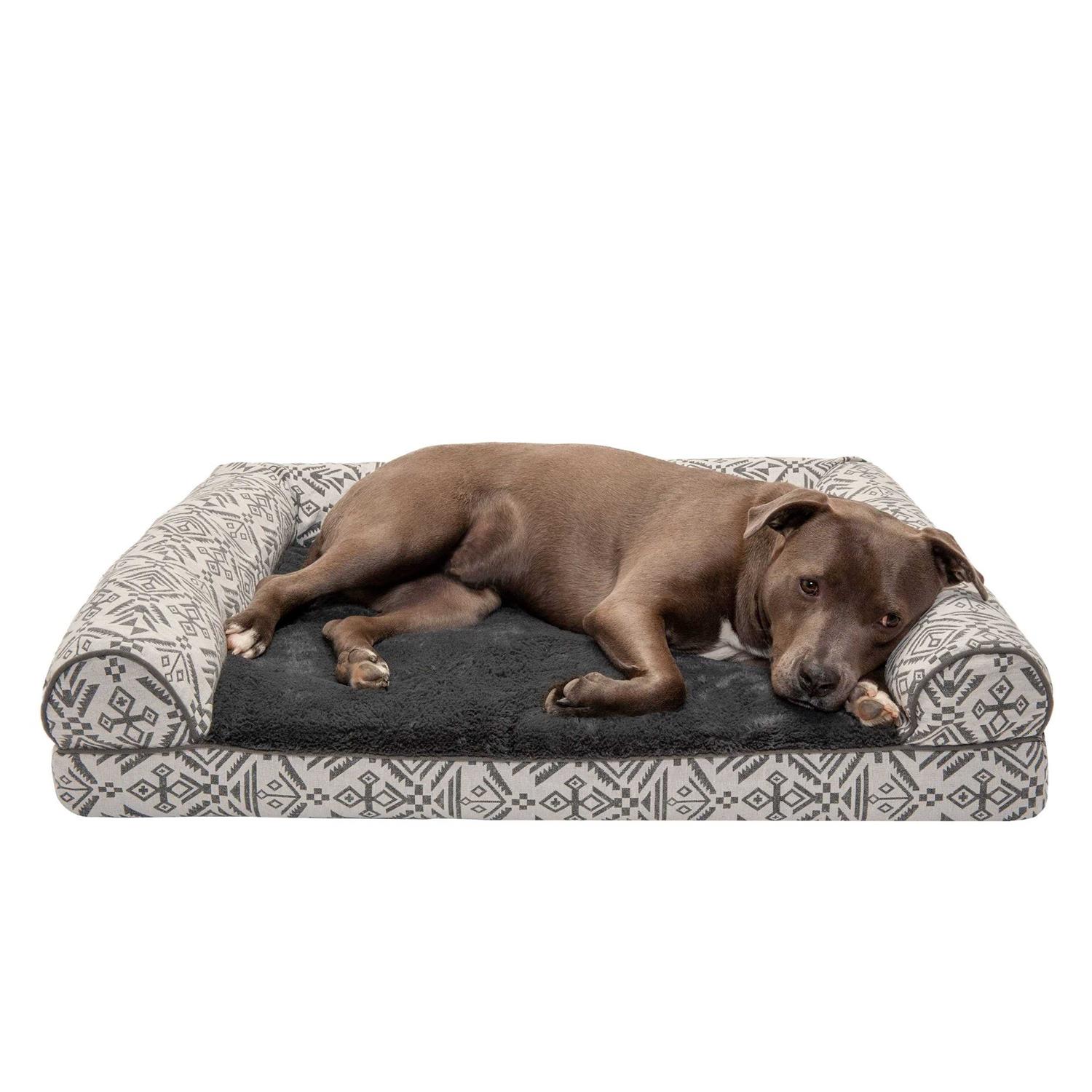 FurHaven Sofa Dog Bed Southwest Kilim - Pet Supplies online store