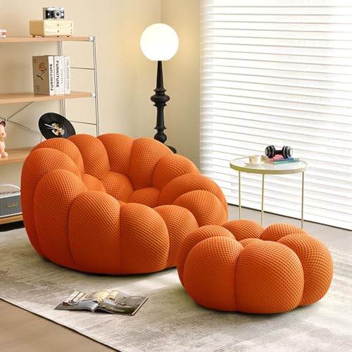 Ultra Comfy Fireside Bubble Sofa: Plush and Supportive for Your Living Room or Office Space(Yellow)