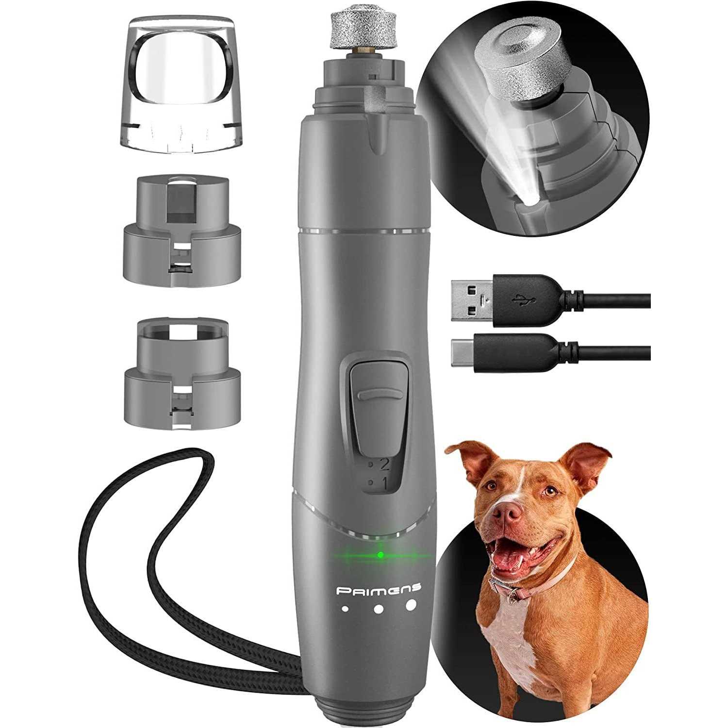 Dog Nail Grinder with LED Light - Pet Supplies online store