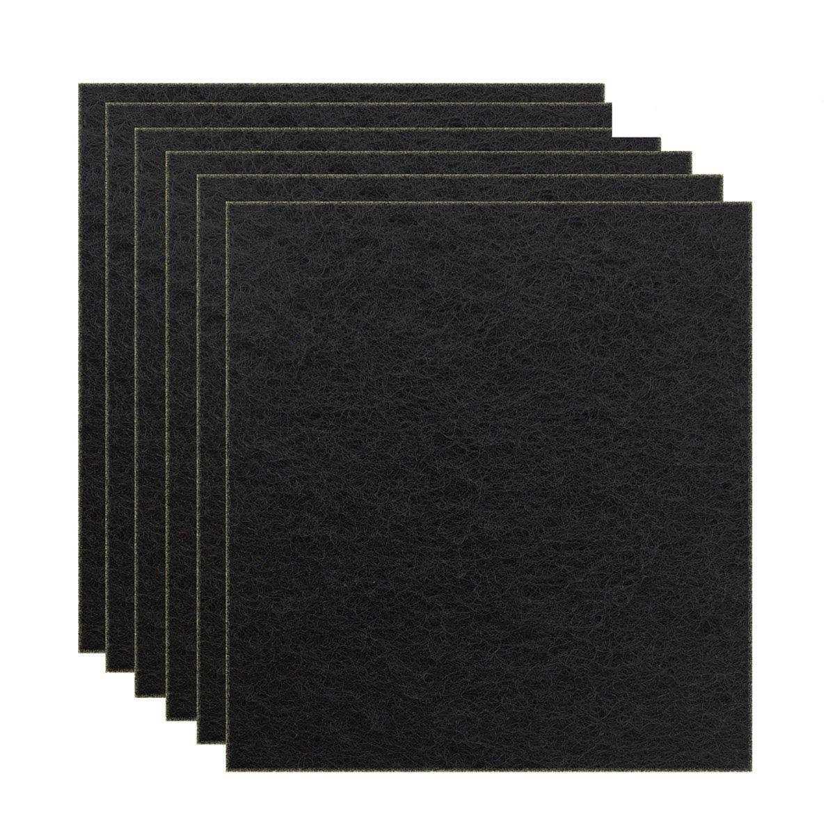 Beacozofu 6 Pack Charcoal Cat Litter Box Replacment Filter Hooded Cat Litter Boxes and Pans Carbon Odor Filters - Pet Supplies online store