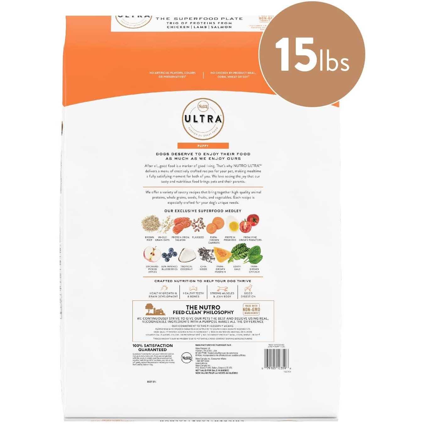 Nutro Products Ultra High Protein Puppy Dry Dog Food Chicken - Pet Supplies online store