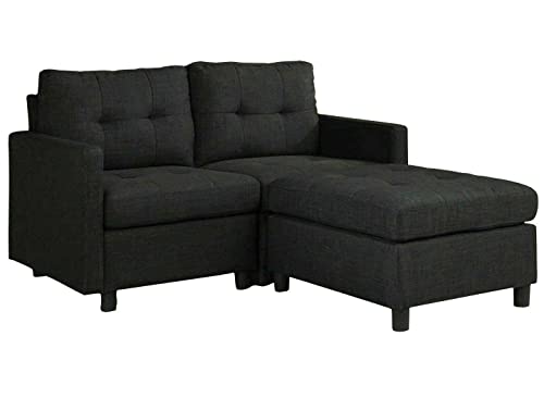 JHUS Sectional Modern Sofa Set Couch Microsuede Reversible Chaise Ottoman Sofa Sofa Bed Sleeper Sofa Sectional Sofa Couches for Living Room Sofas for Living Room Living Room Furniture Couch Bed