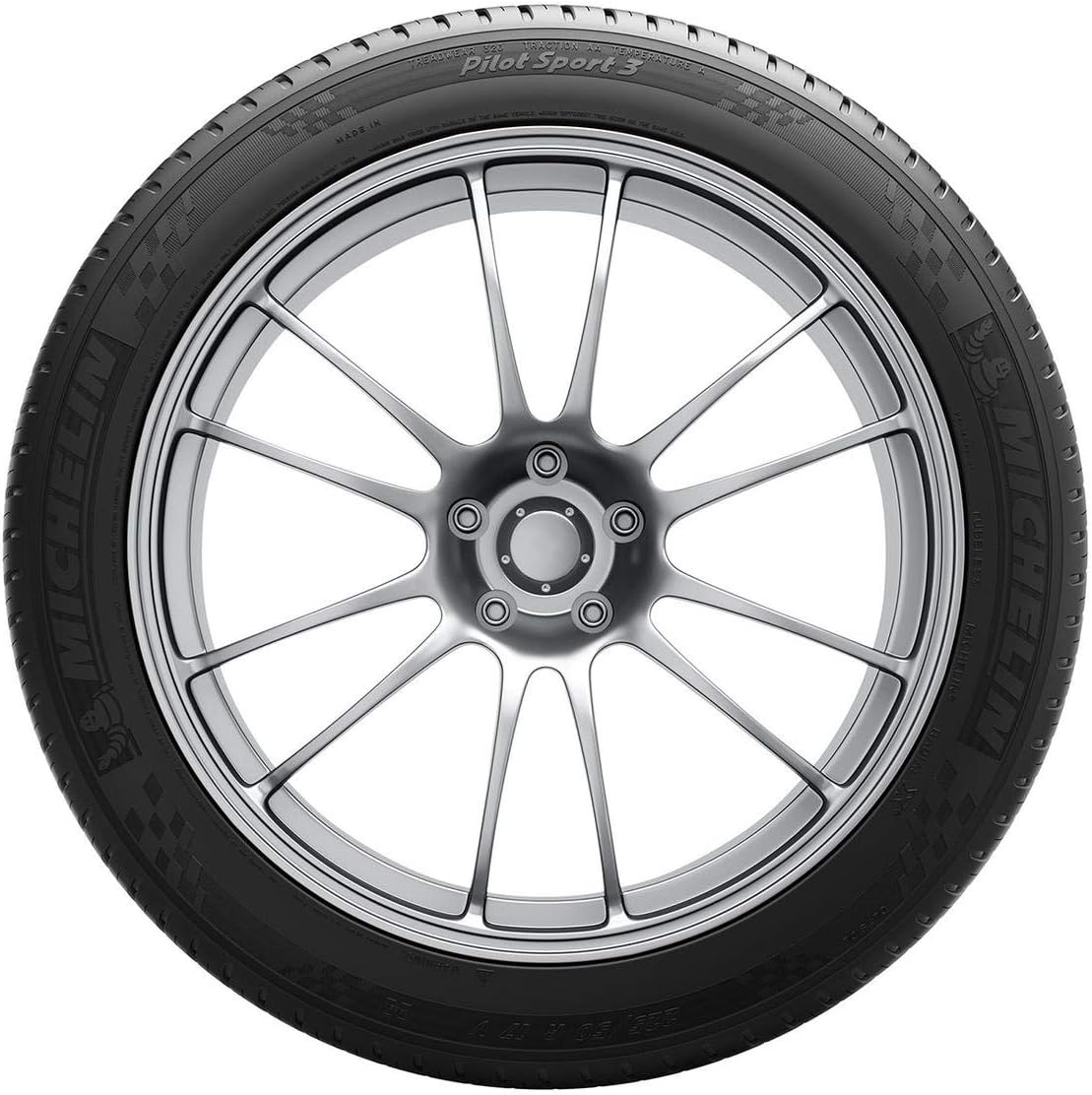 MICHELIN Pilot Sport 3 Performance Tire 255/40ZR19/XL 100Y