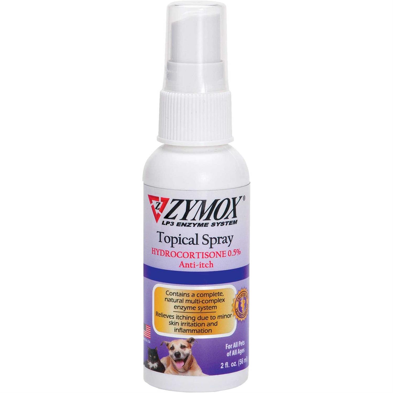 Zymox Hydrocortisone Topical Spray - Pet Supplies online store