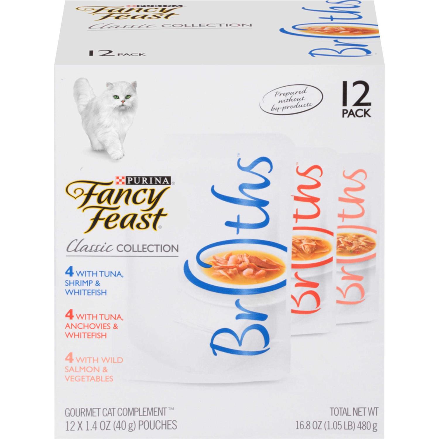Fancy Feast Broths Classic Wet Cat Food - Pet Supplies online store