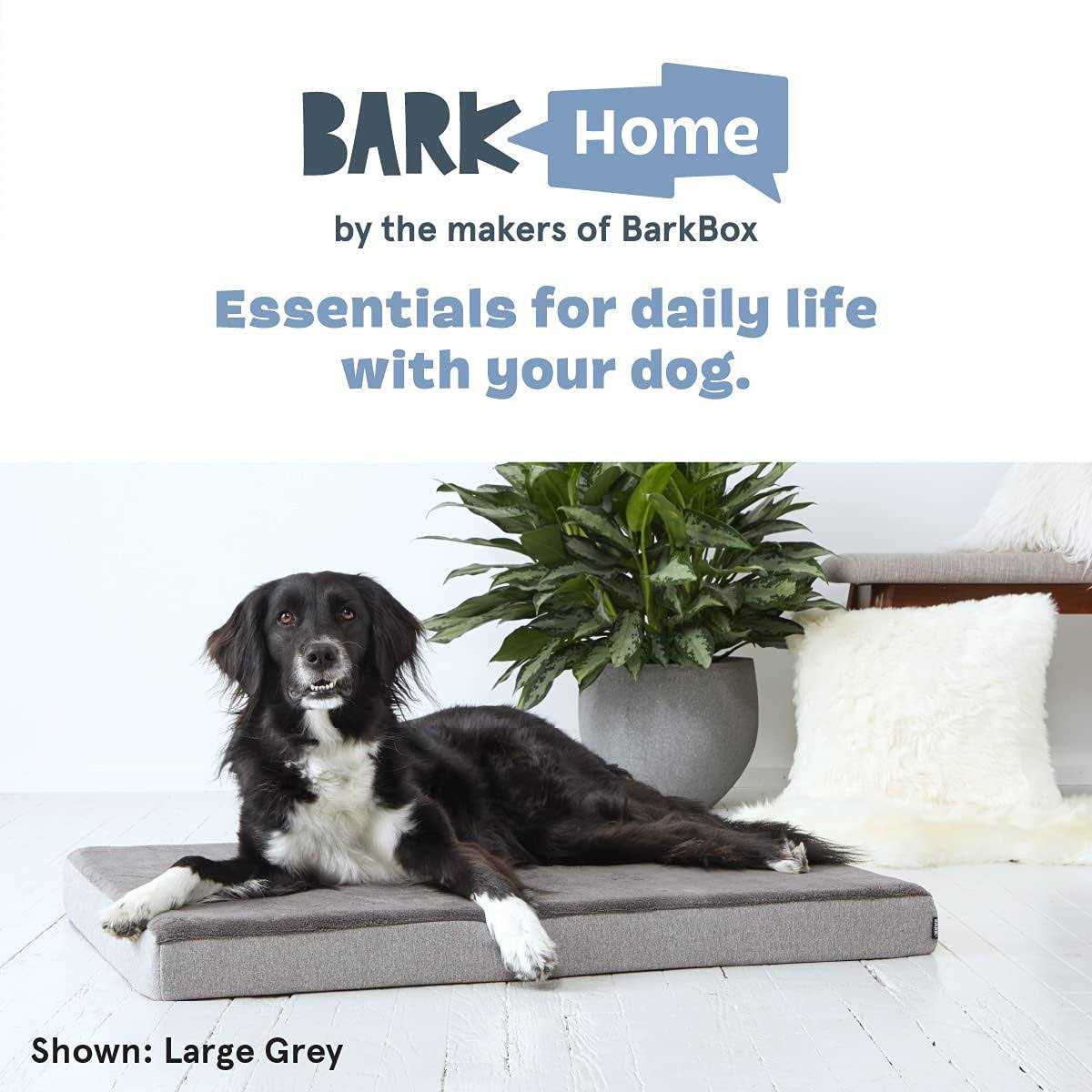 Barkbox Memory Foam Platform Dog Bed Plush Mattress for Orthopedic Joint Relief - Pet Supplies online store