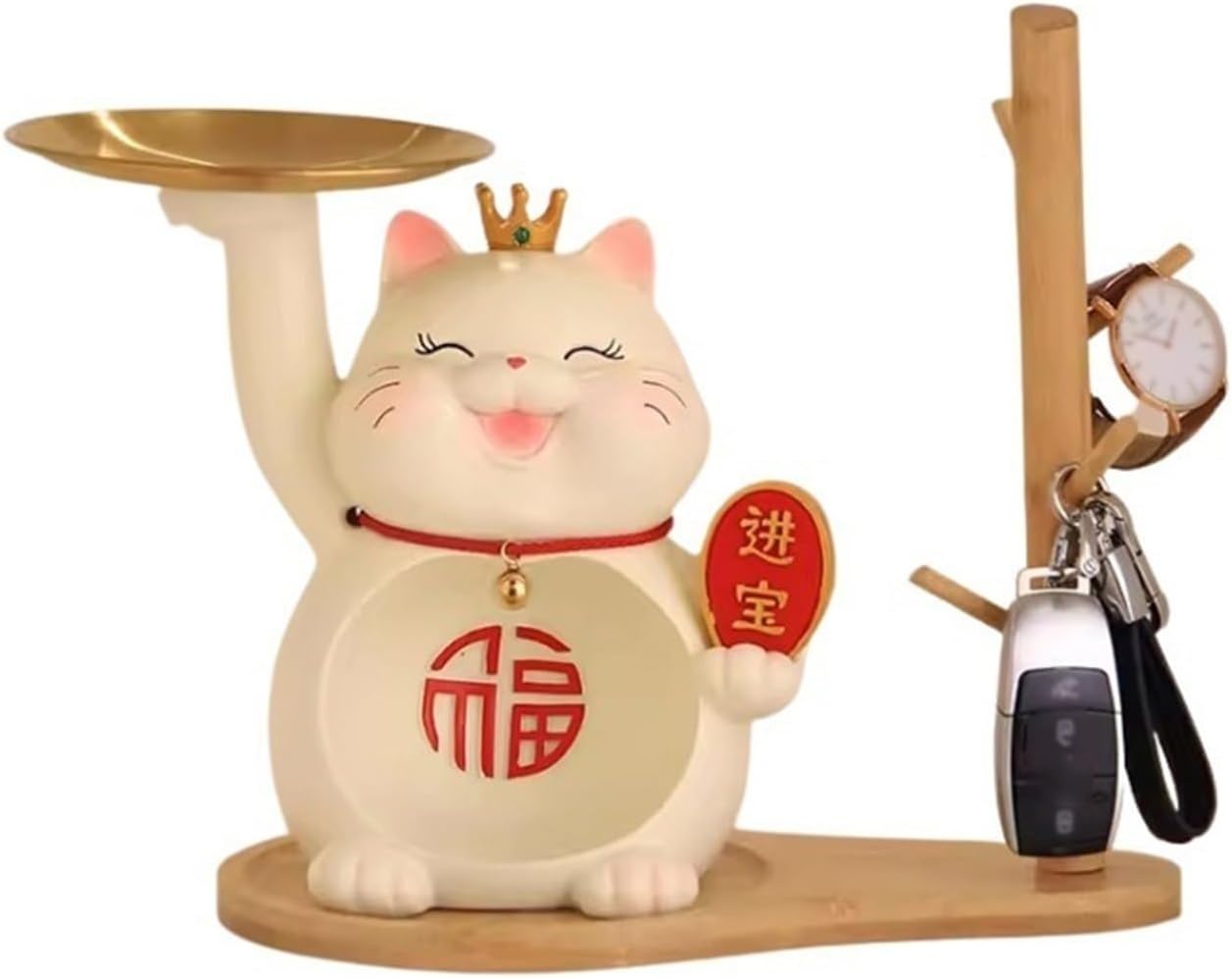 Key Tray for Entryway Table Entry Key Storage Ornament Living Room TV Cabinet Desktop Storage Home Decorations Tray Statue