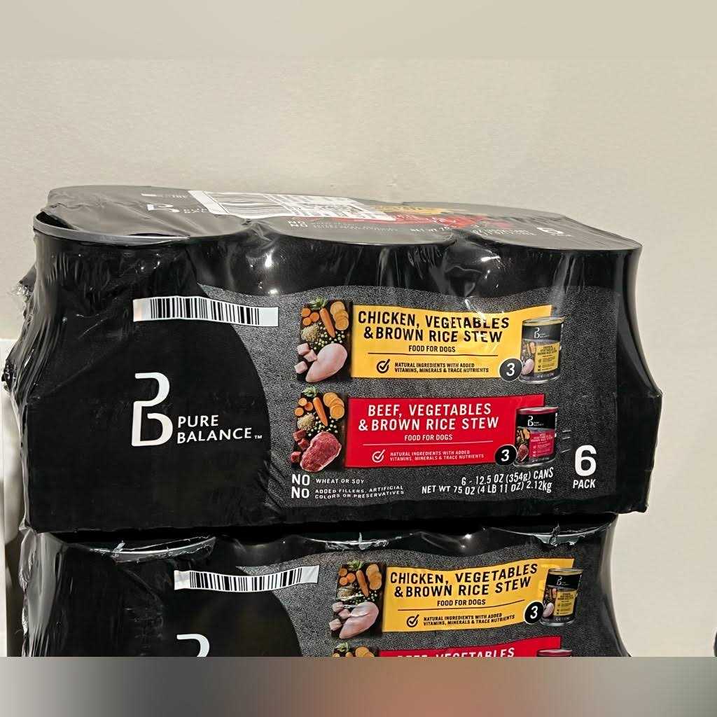 Pure Balance Beef Stew and Chicken Stew Wet Dog Food Variety Pack - Pet Supplies online store