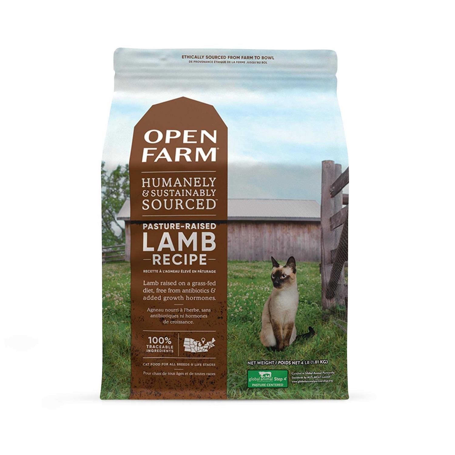 Open Farm Grain Free Pasture Raised Lamb Recipe Dry Cat Food - Pet Supplies online store
