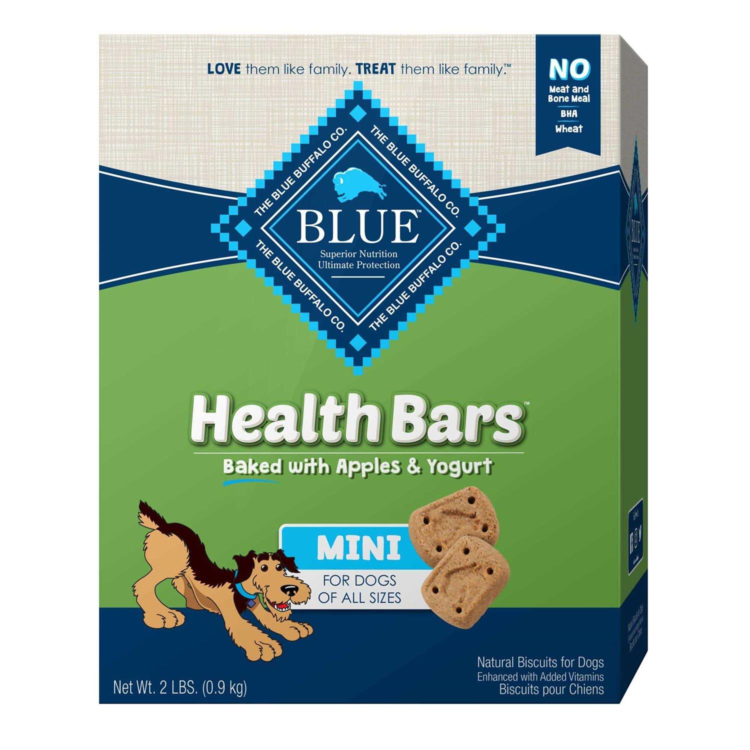 Blue Buffalo Health Bars Mini Natural Crunchy Dog Treats - Pet Supplies online store