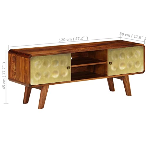 TV Stand Solid Wood Sheesham 47.2