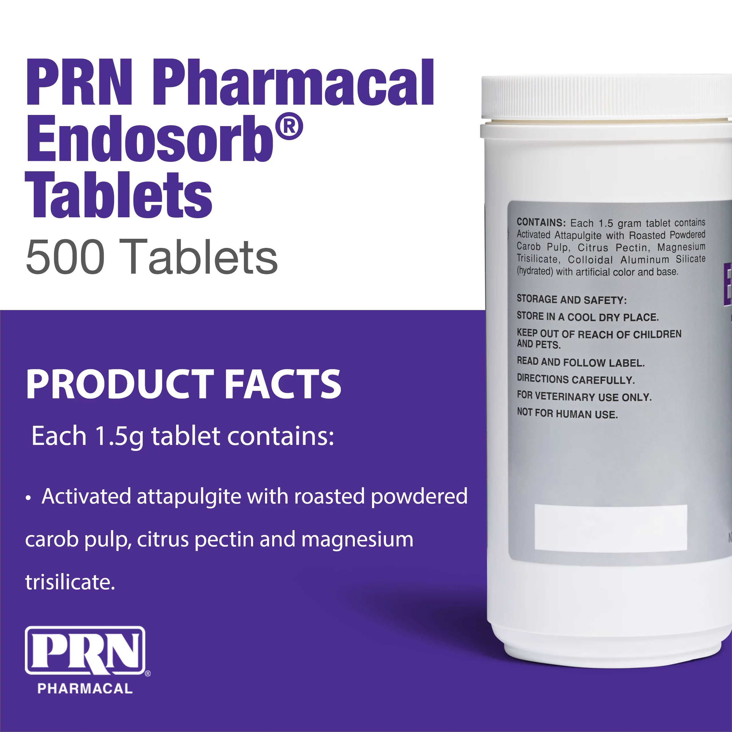 Endosorb Tablets (500 count)