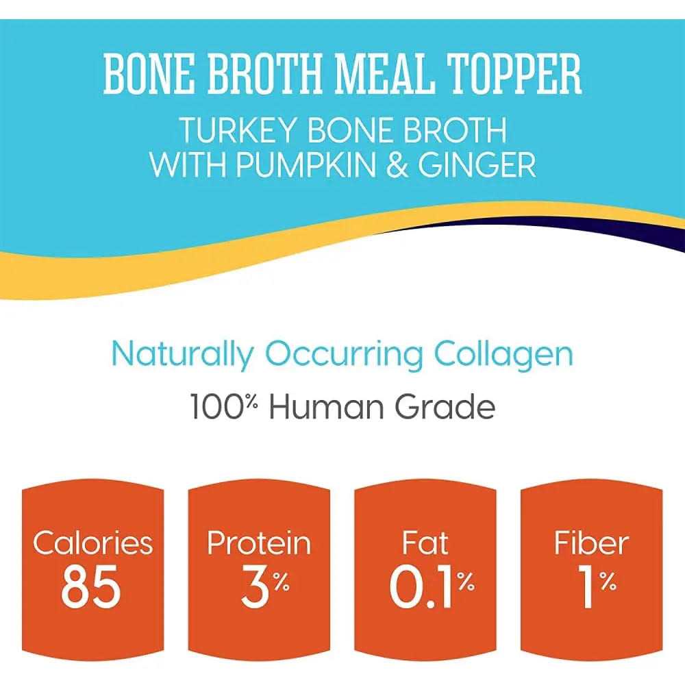 Solid Gold Turkey Bone Broth with Pumpkin & Ginger Dog Food Topper - Pet Supplies online store