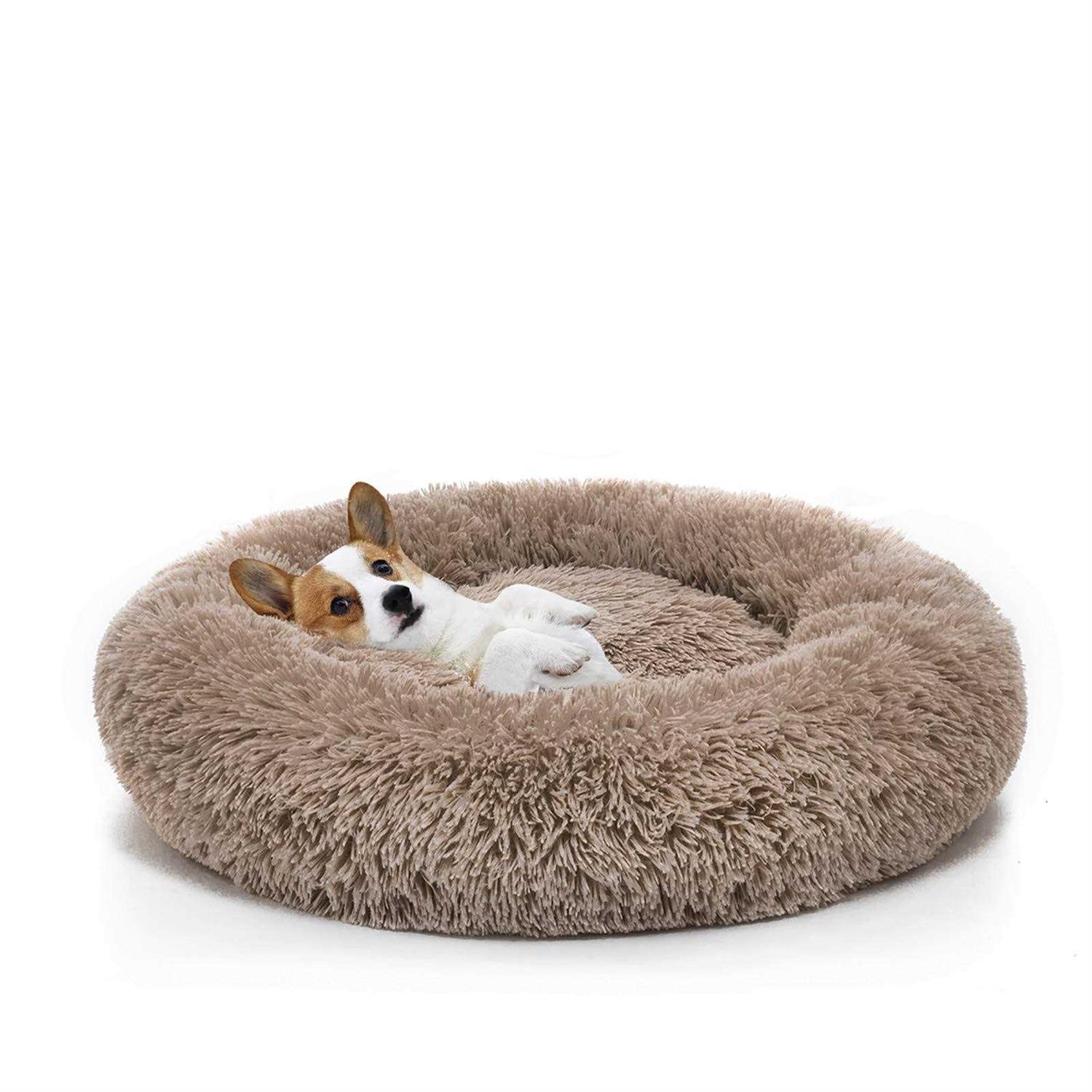 MIXJOY Orthopedic Dog Bed Comfortable Donut Cuddler Round Dog Bed Ultra Soft Washable Dog and Cat Cushion Bed - Pet Supplies online store