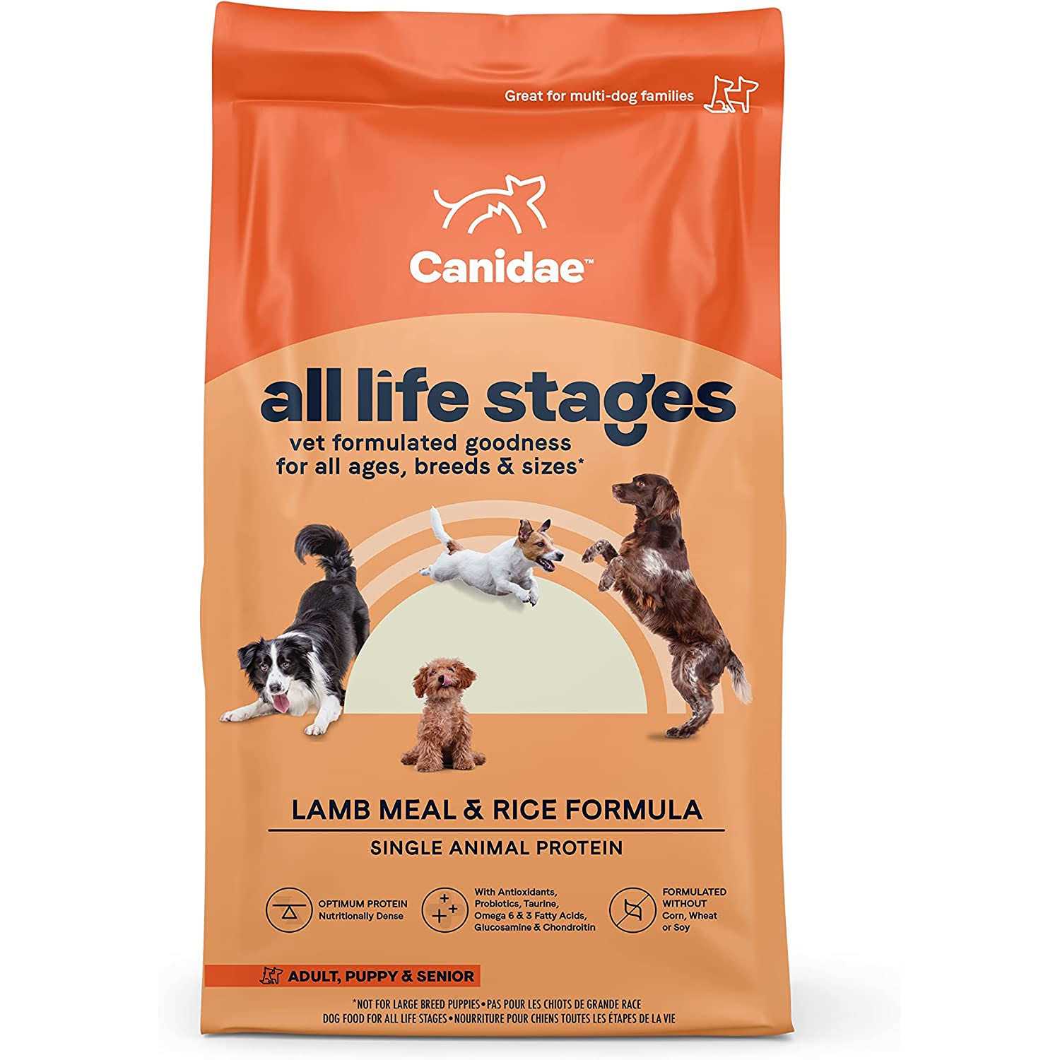 Canidae All Life Stages Dry Dog Food Lamb Meal & Rice - Pet Supplies online store