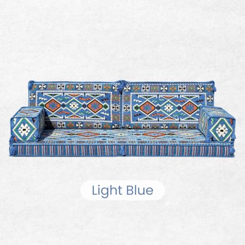 Loveseat Floor Cushions, Custom Floor Sofas, Arabic Majlis, Reading Nook, Single Sofa, Turkish Sofa, Sectional Sofa, Entryway Sofa (Yellow)