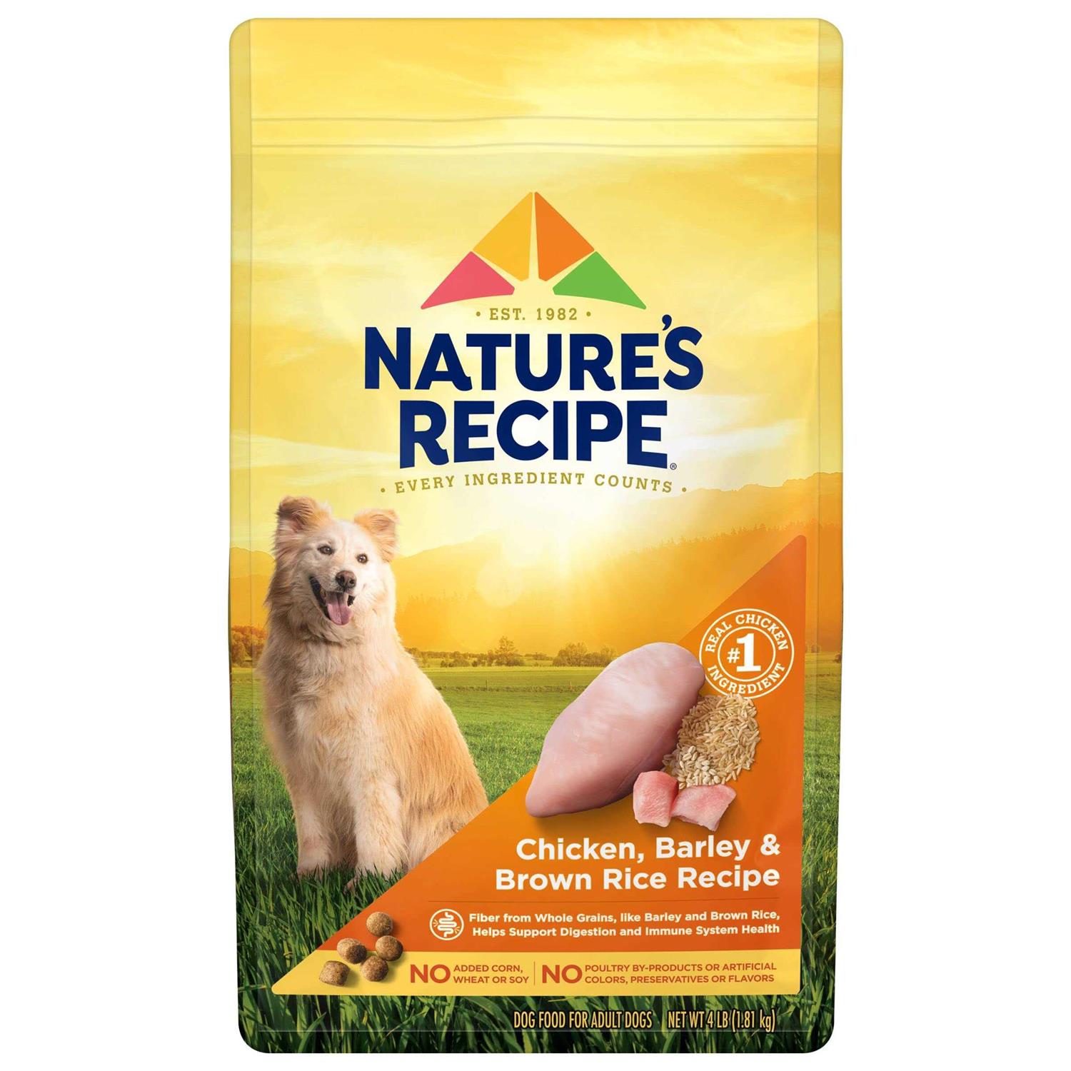 Nature's Recipe Adult Chicken & Rice Recipe Dry Dog Food - Pet Supplies online store