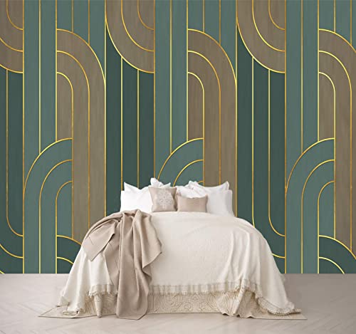 Forest Stream Wall Mural Wallpaper Large Nature Scenery Mural for Bedroom Living Room TV Background Sofa Wall (not self-Adhesive)
