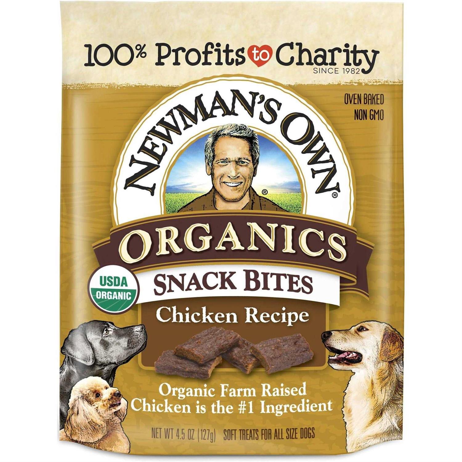 Newman's Own Dog Treats Chicken Recipe Snack Bites - Pet Supplies online store