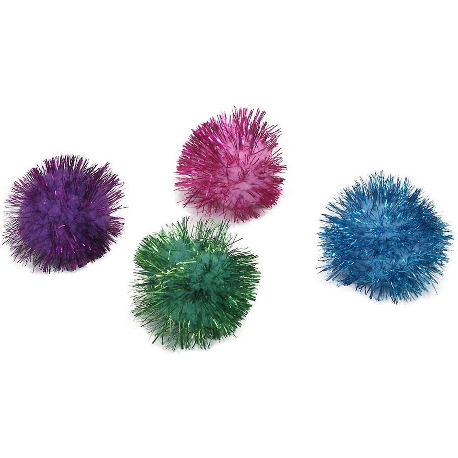 Turbo Glitter Pom Poms Ball Cat Toys - Pet Supplies online store