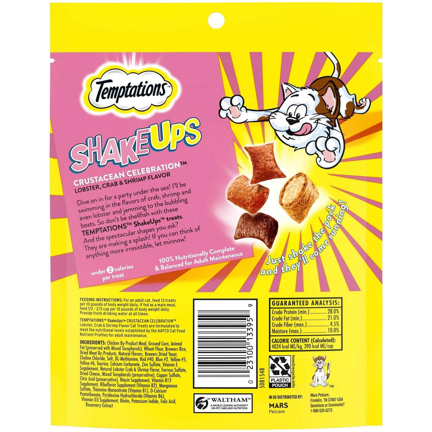 Temptations ShakeUps Crunchy and Soft Cat Treats - Pet Supplies online store