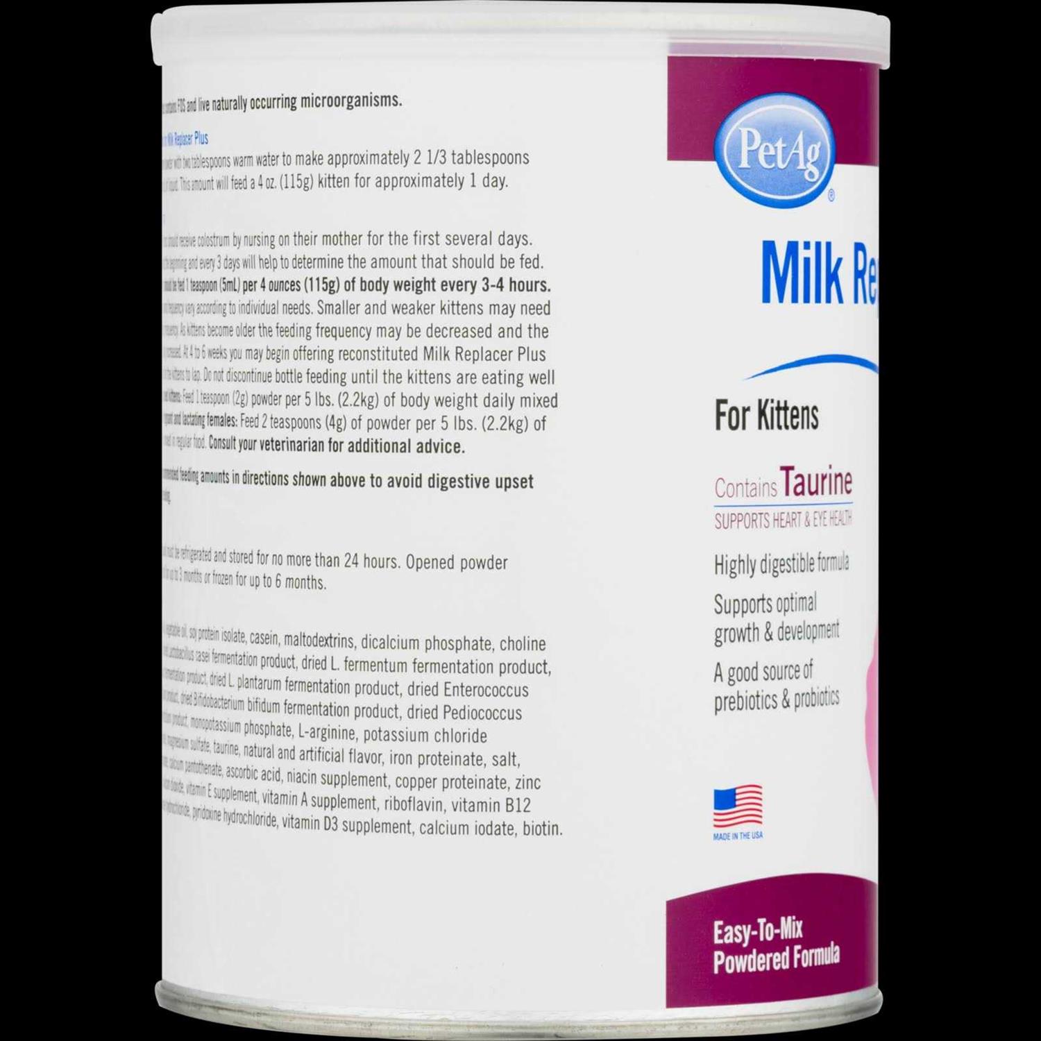 Petag Milk Replacer Plus for Kittens and Cats - Pet Supplies online store