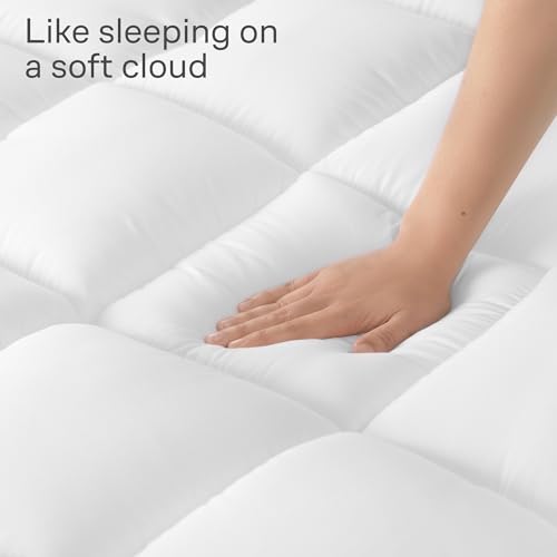 Niagara Twin Mattress Topper 2 inch - Pillow Top Mattress Cover Quilted Fitted Cooling Topper for Back Pain - 8-21