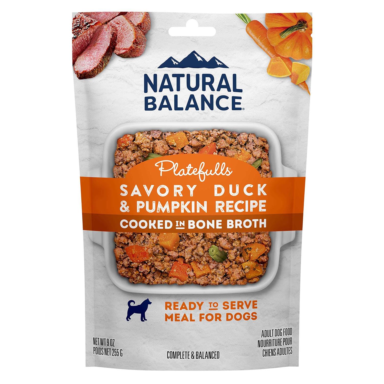 Natural Balance Platefulls Savory Duck & Pumpkin Recipe Wet Dog Food - Pet Supplies online store