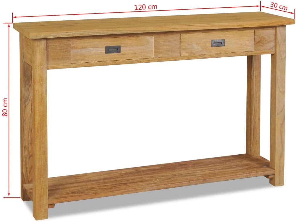 Console Sofa Tables End Table Computer Desk Coffee Snack Console Tables for Living Room Or Corridor Hallway, Console Table Solid Sheesham Wood 47.2