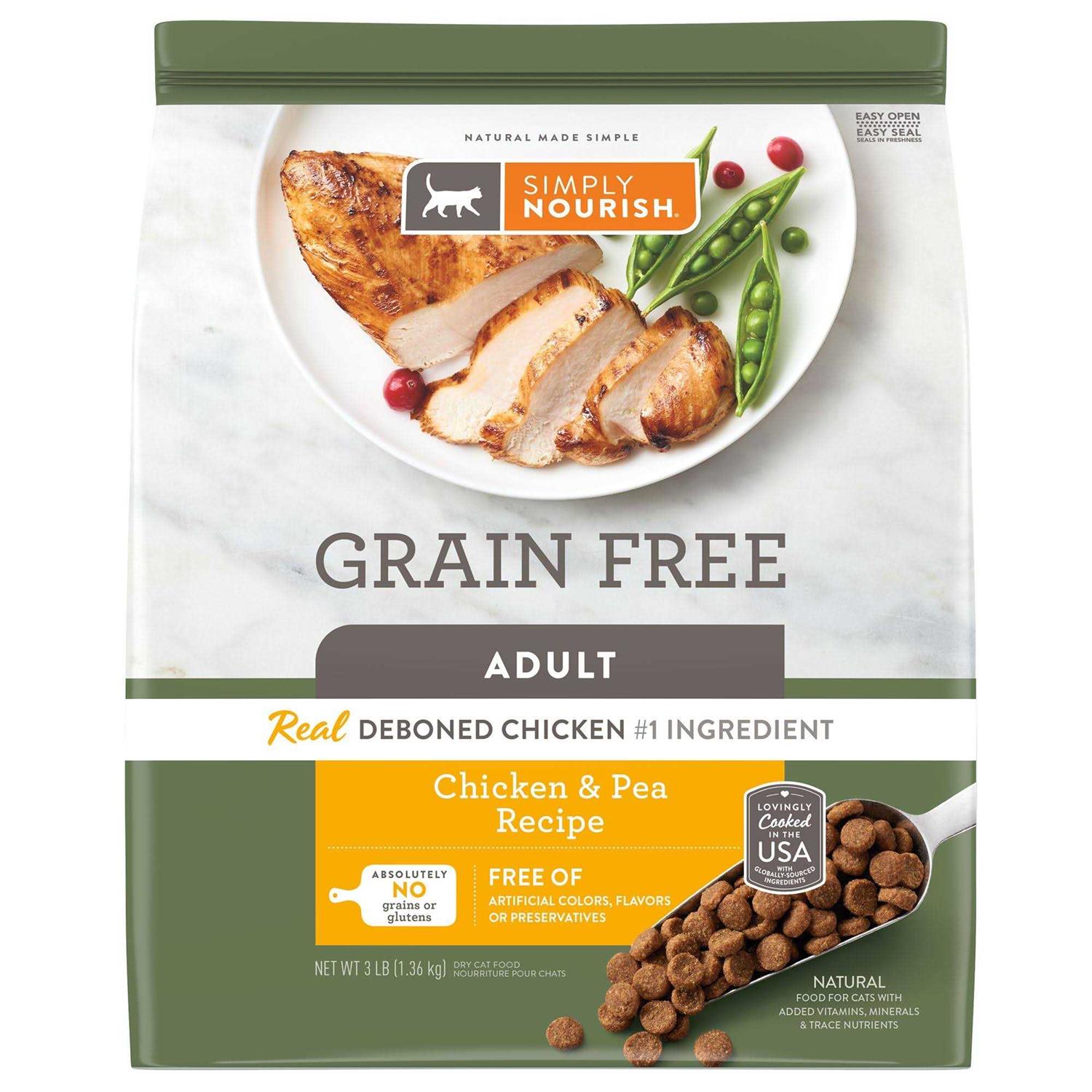 Simply Nourish Original Cat Dry Food Chicken and Pea - Pet Supplies online store