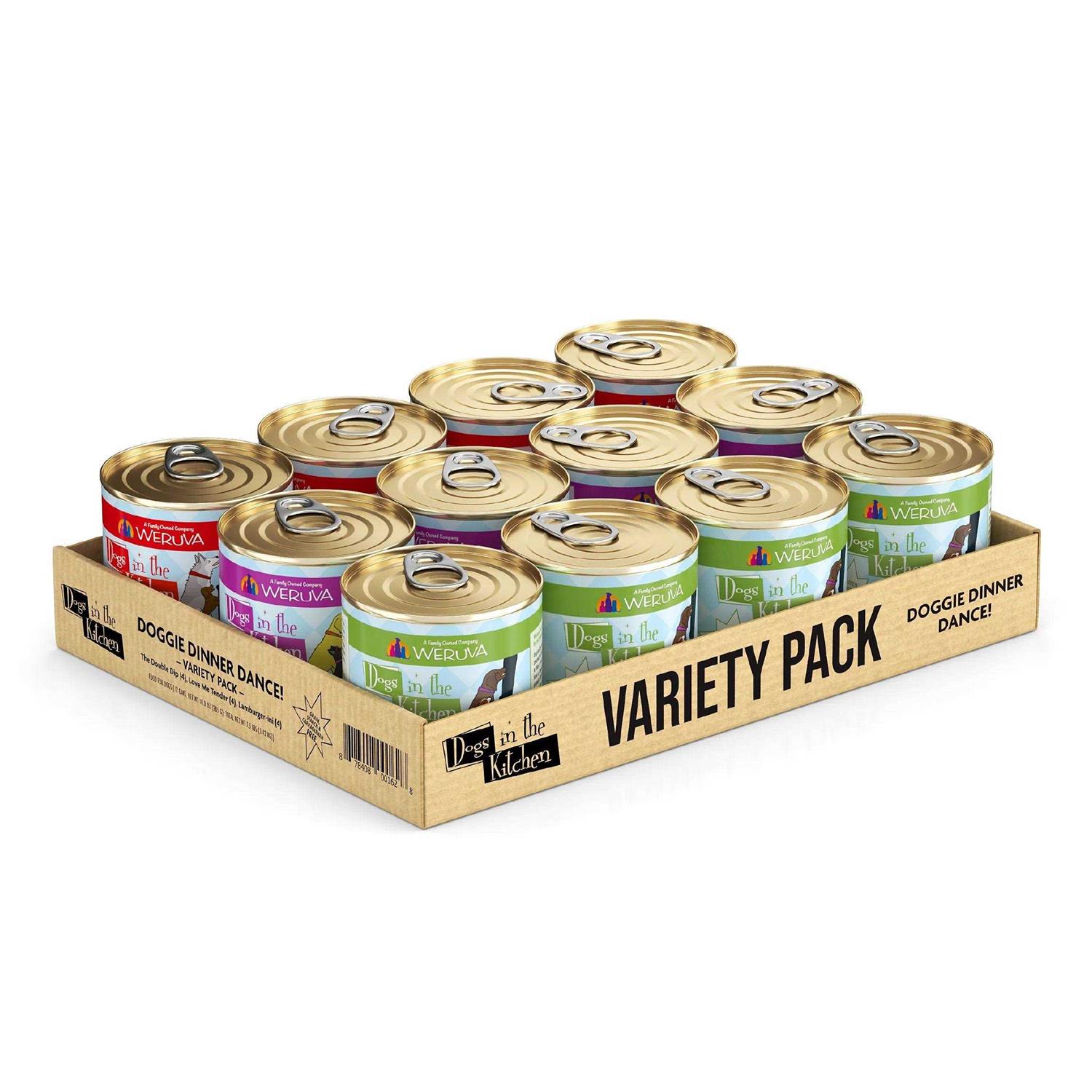 Weruva Dogs in the Kitchen Variety Doggie Dinner Dance Canned Dog Food - Pet Supplies online store
