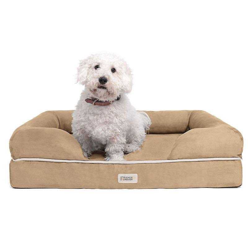 Friends Forever Memory-Foam Orthopedic Dog Bed - Pet Supplies online store