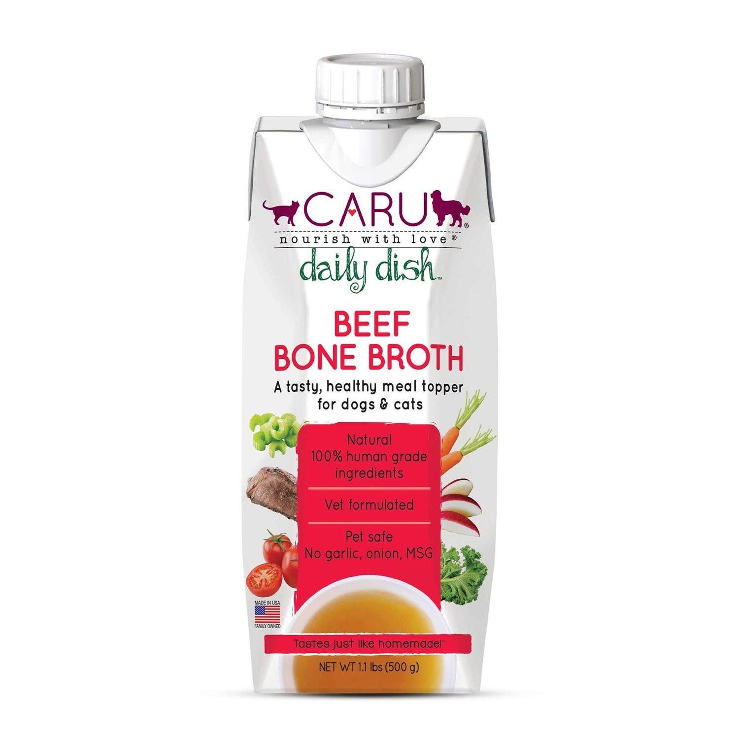 Caru Daily Dish Beef Broth Meal Topper for Cats & Dogs - Pet Supplies online store