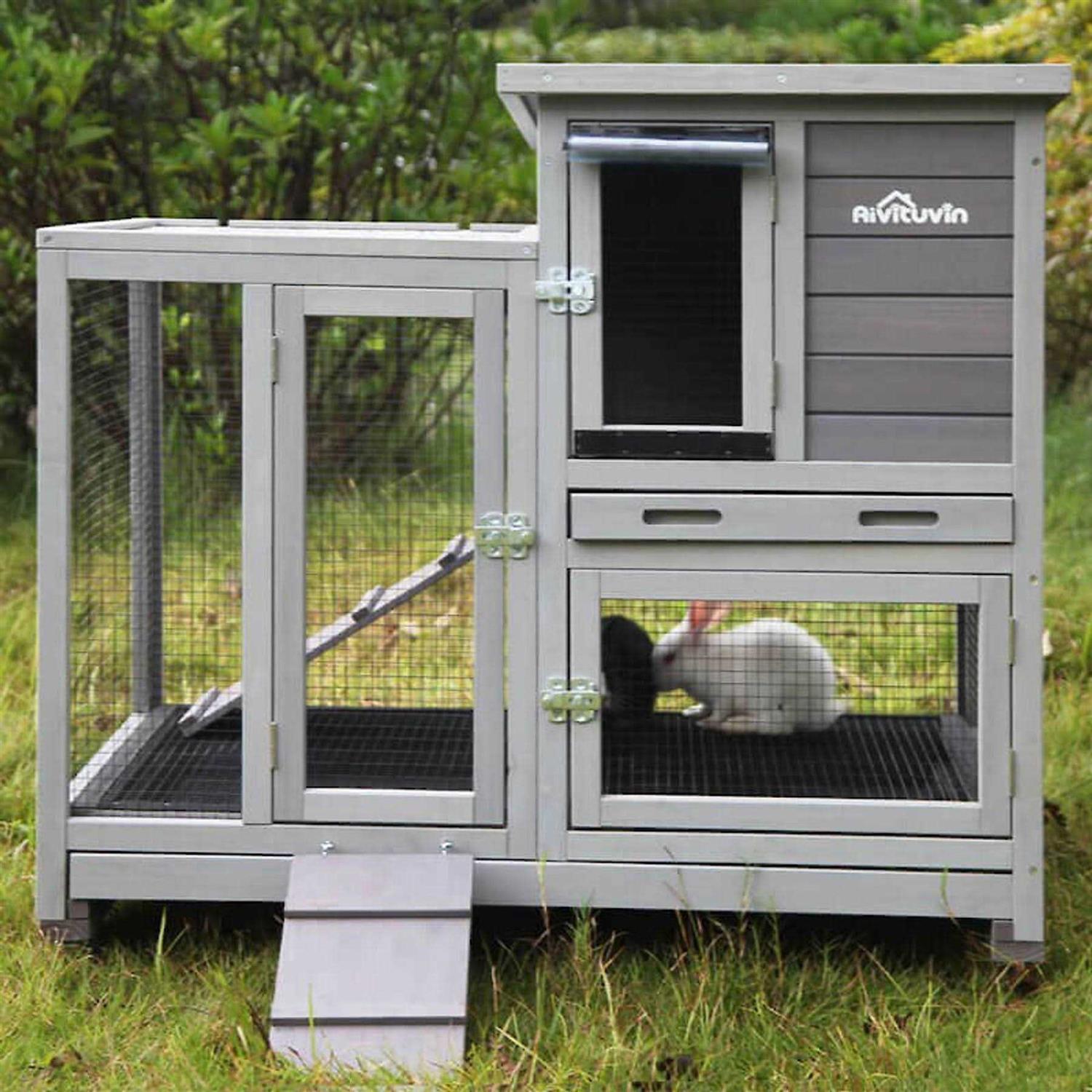Aivituvin Outdoor & Indoor Bunny Hutch AIR10 - Pet Supplies online store