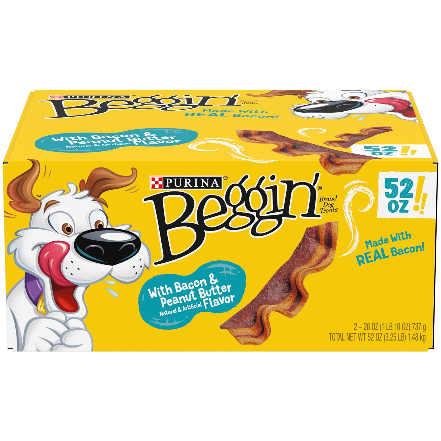 Purina Beggin' Strips Dog Dog Treats Bacon and - Pet Supplies online store