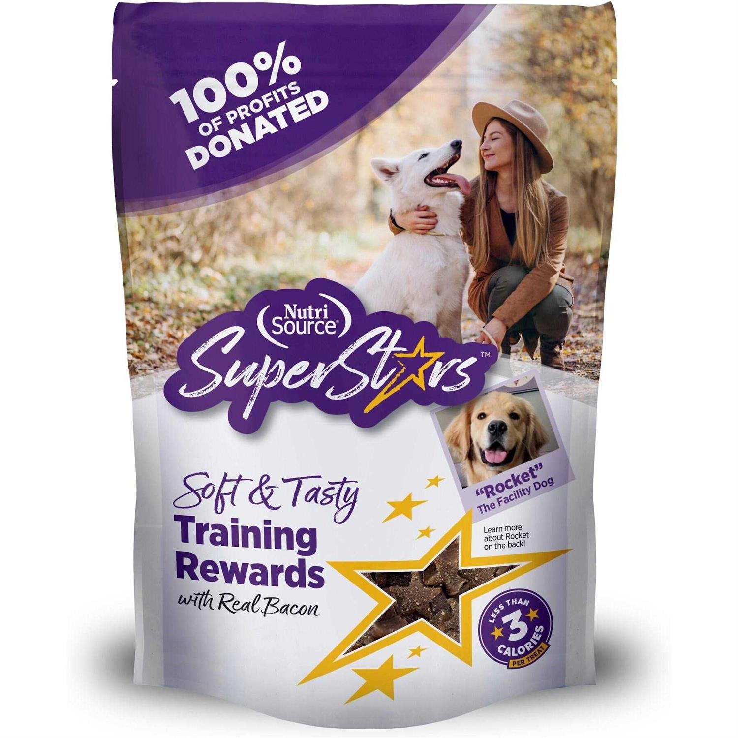 NutriSource SuperStars Bacon Dog Training Treats - Pet Supplies online store