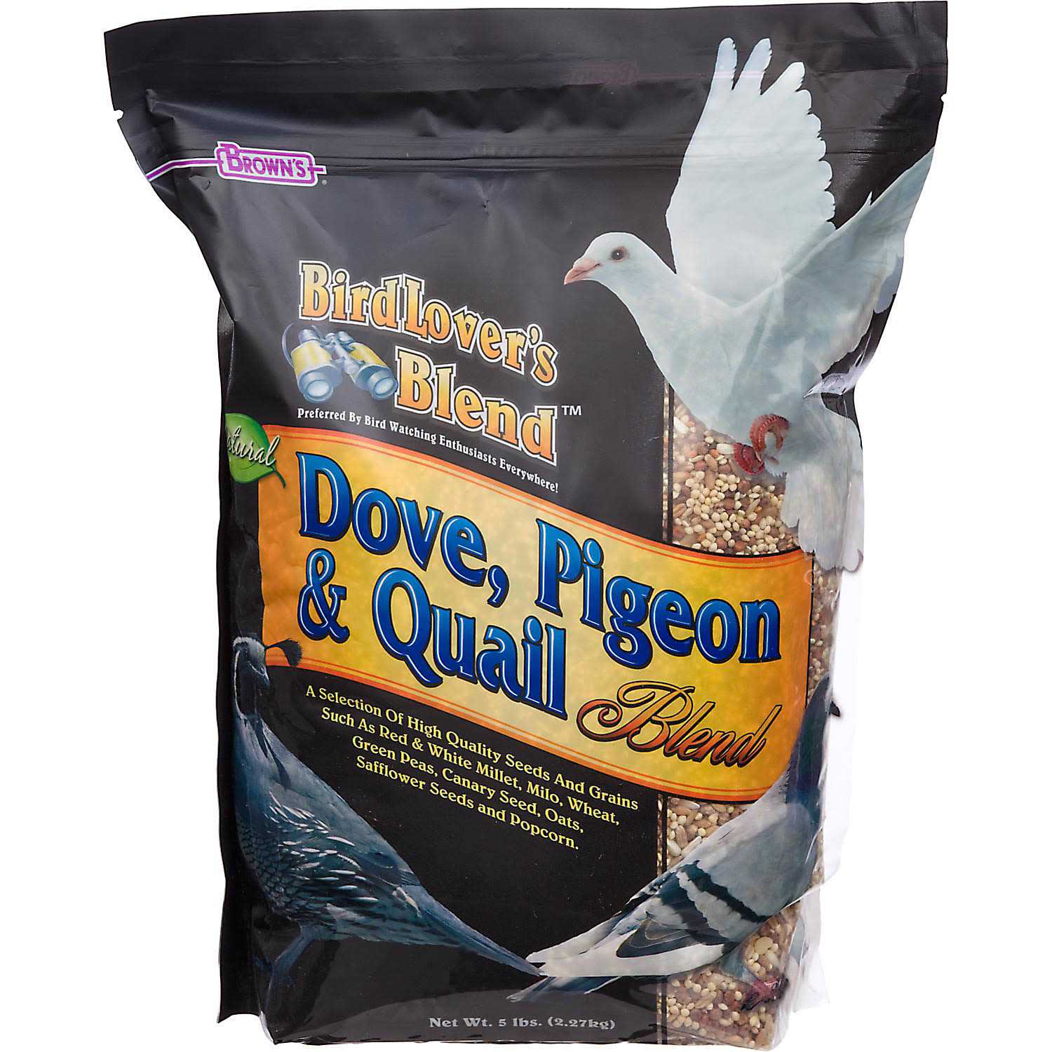 Brown's Bird Lover's Blend Dove Pigeon & Quail Food - Pet Supplies online store