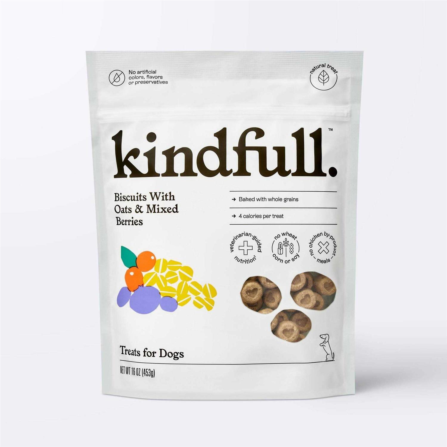 Kindfull Biscuit with Oats and Real Dog Treats - Pet Supplies online store