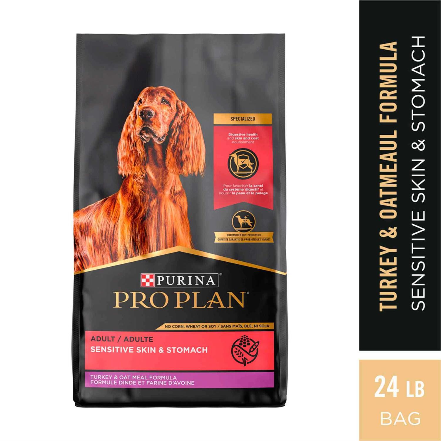 Purina Pro Plan Sensitive Skin & Stomach Oat Meal Formula Dry Dog Food - Pet Supplies online store